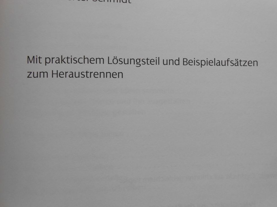 Deutsch Übungsbuch von Mentor, mit Lösungsteil Kl. 5/6 in Königsbach-Stein 