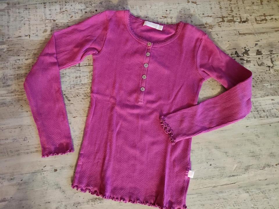 AYA NAYA Shirt Henley 7y 122 Longsleeve Langarm Pink TOP Skandi in Stuttgart