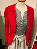 Trachtenjacke rot handgestrickt 36 zum Dirndl❣️ Bayern - Landshut Vorschau