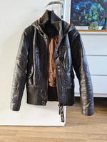 Lederjacke Only Größe S Braun München - Moosach Vorschau