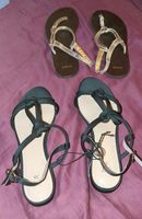 2 Paar Damen Sandalen Sandaletten Flip Flops Gr. 39 Sachsen - Hähnichen Vorschau