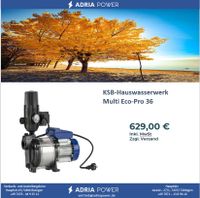 KSB Hauswasserwerk Multi Eco-Pro 36 Baden-Württemberg - Tübingen Vorschau