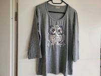 Shirt hellgrau, 3/4-Arm, Größe M Bayern - Hunderdorf Vorschau