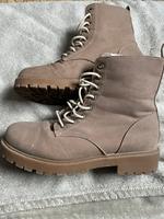 Damen Stiefeletten 39,Wildleder,beige Leipzig - Lausen-Grünau Vorschau