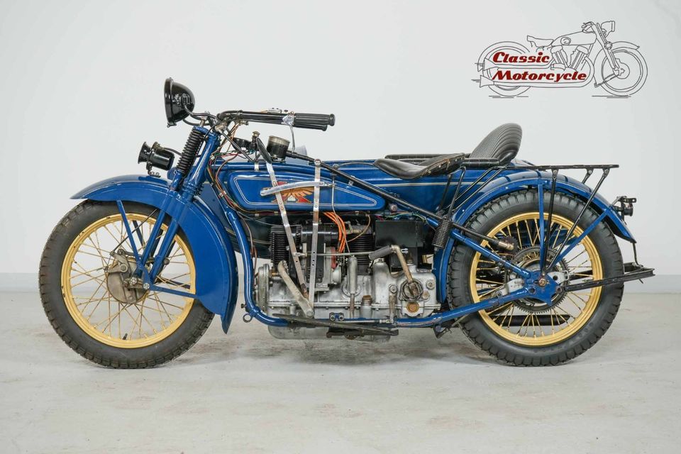 ⭐Henderson Deluxe 1929 1300cc 4 cyl sv Gespann⭐ in Passau