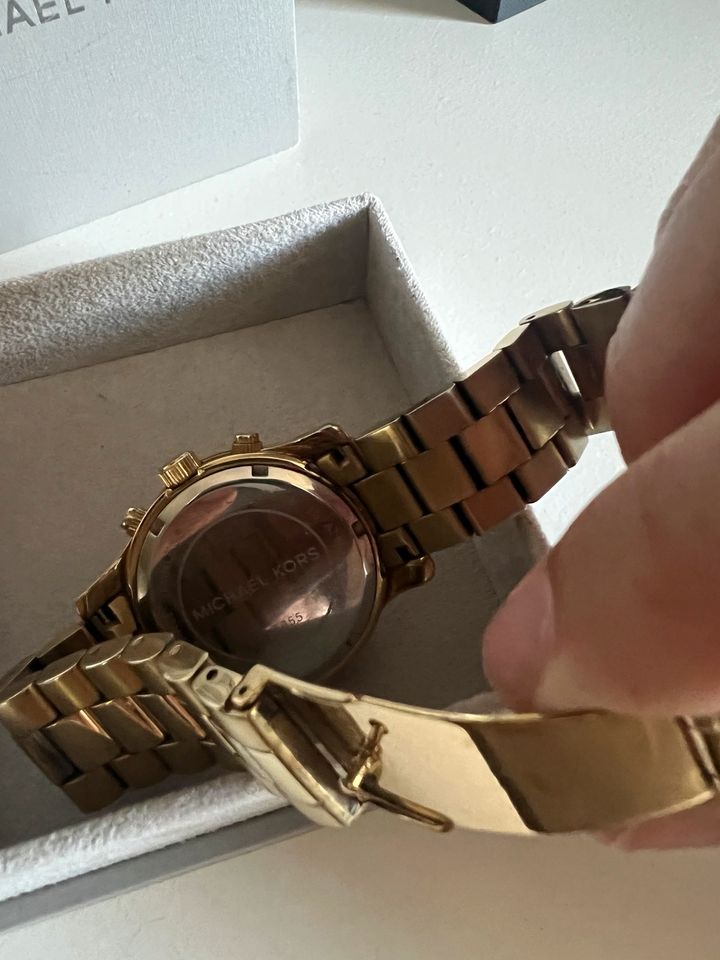 Michael Kors Damenuhr Chronograph in Gold in Hannover