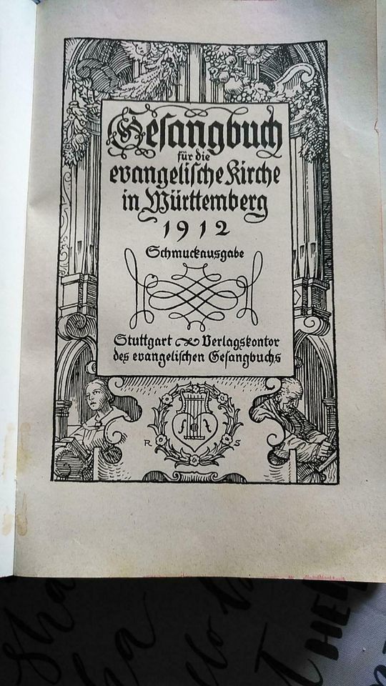Gesangbuch der evangelischen Kirche in Württemberg in Leonberg