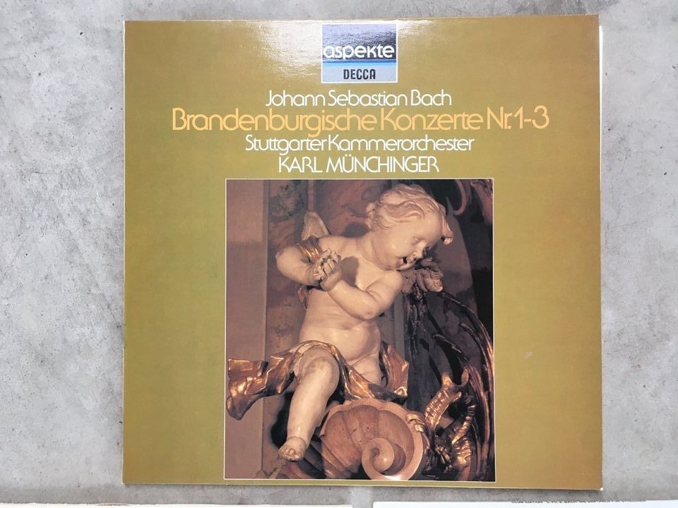 3x Schallplatte LP J. S. Bach Brandenburgische Konzerte Carl Phil in Osloß