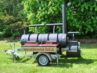 ReverseFlow / Barrel BBQ Smoker 24" Trailer mieten Smoker Verleih Bayern - Mellrichstadt Vorschau