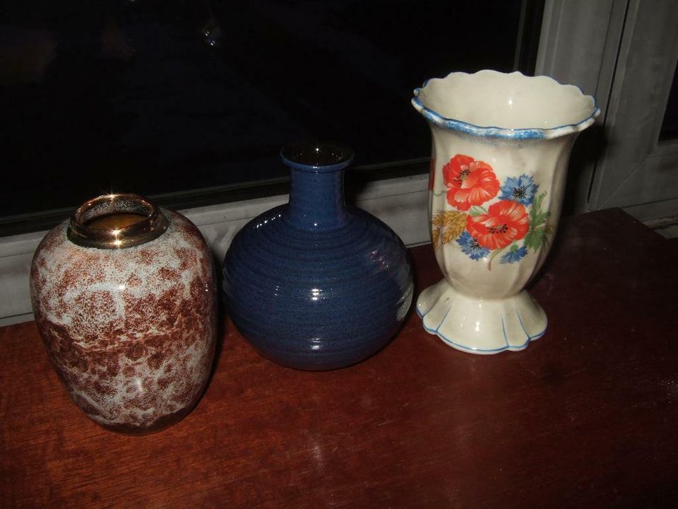 Glasschalen, Teelichthalter, Vasen, Muscheldeko, DDR in Kaltenwestheim