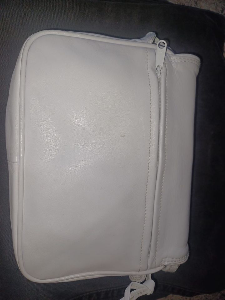 Handtasche Umhängetasche weiß Marke Borella Hochzeit in Börnsen