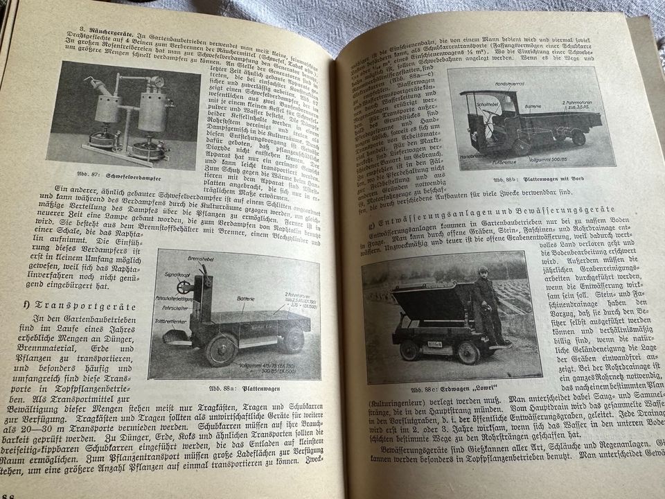 Leitfaden für den gärtnerischen Berufsschulunterricht 1933 Garten in Bannewitz