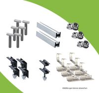 SILBERNES Schrägdach Montageset für 2 PV-Module Balkonkraftwerk Nordrhein-Westfalen - Rheinbach Vorschau