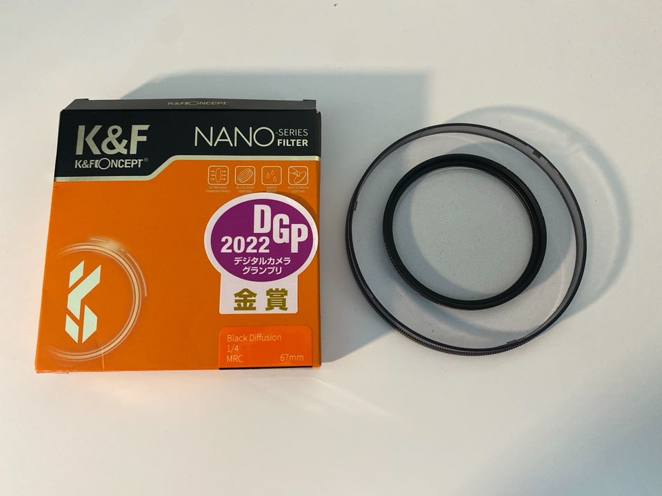 K&F Concept Black Diffusion Filter 1/4 67mm in Ahnatal