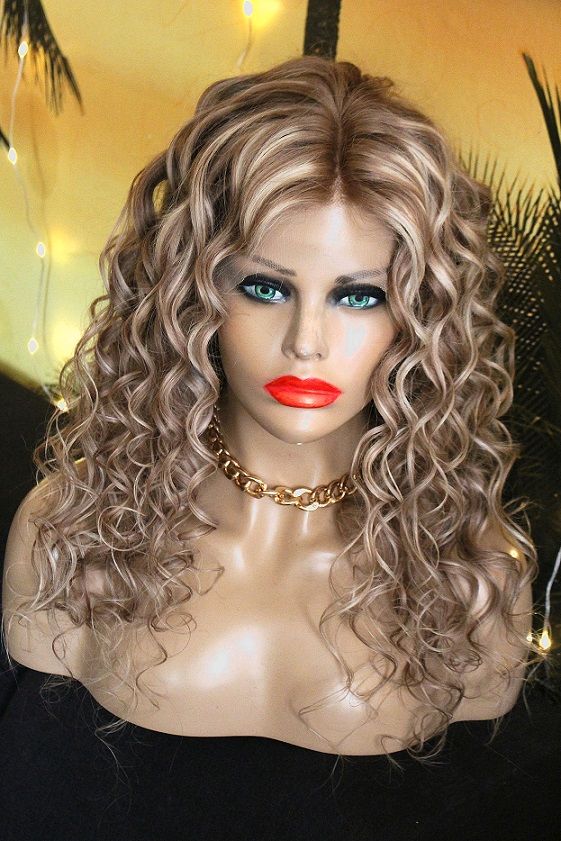 Echthaar Perücke Front Lace Wig ombre blond dunkelblond locken in Leipzig -  Leipzig, Zentrum | eBay Kleinanzeigen ist jetzt Kleinanzeigen