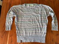 Pullover • Naketano • grau mit Pastell-Streifen • XS Sachsen - Treuen Vorschau