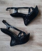 Coole Wedges von Jumex Gr. 37 schwarz Bayern - Ortenburg Vorschau