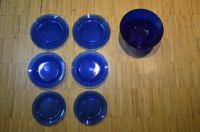 Geschirr aus Glas, blau, Marke Arcoroc, 7 Teile für 2 Personen od Baden-Württemberg - Reutlingen Vorschau