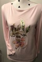 T-Shirt Gr 38/40 in rose mit Blumen u Pailletten, von Together Nordrhein-Westfalen - Wesel Vorschau