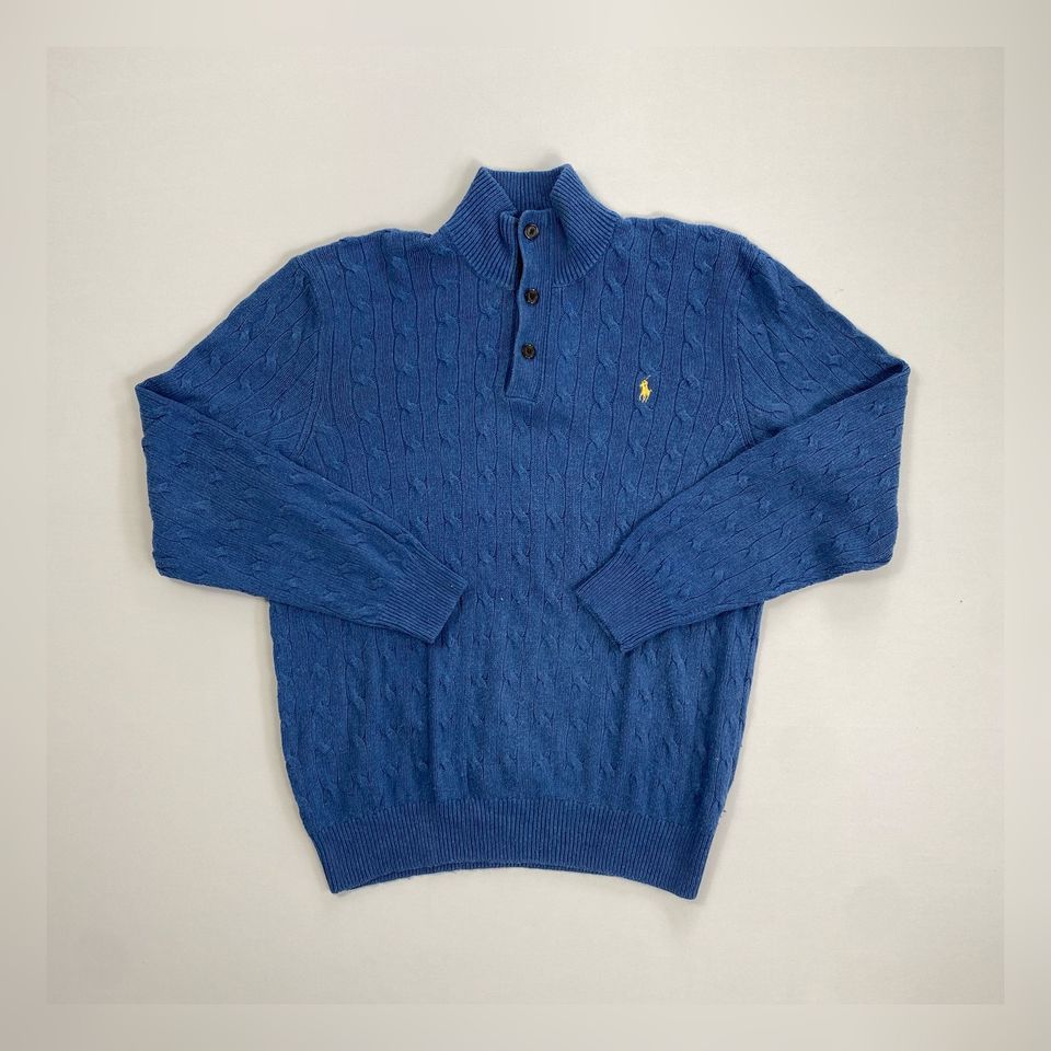 Vintage Polo Ralph Lauren Quarter Zip Pullover 51€* Sweater in Mudau