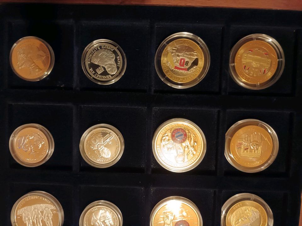 Münzen Briefmarken Medaillen Erstagsbriefe Konvolut in Augsburg