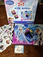 2 in 1 Disney Frozen Memo + Puzzle 35 neuwertig Wuppertal - Oberbarmen Vorschau