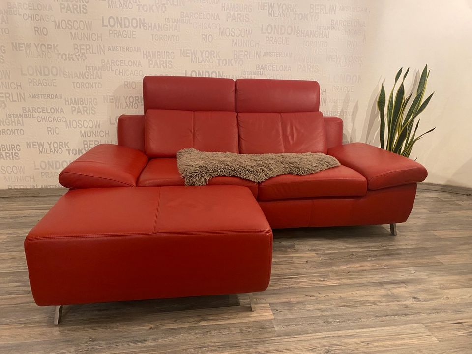 Leder Sofa/ Leder Sitzgarnitur in Berlin