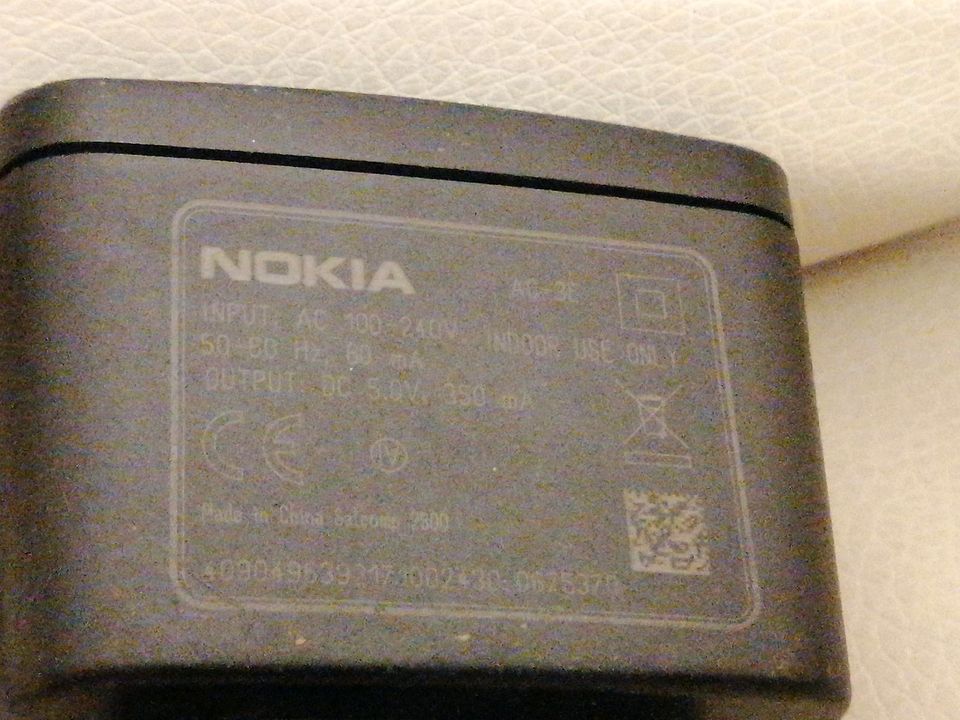 Nokia Ladegerät 5V, 350 mAh in Sehmatal-Cranzahl