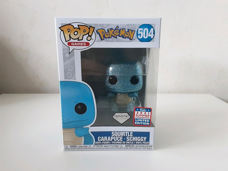 Funko Pop, Games, Pokemon, Schiggy, Diamond,Limited Edition, 2021 in Korschenbroich