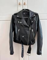 Zara Lederjacke Kunstleder schwarz xs Nordrhein-Westfalen - Witten Vorschau