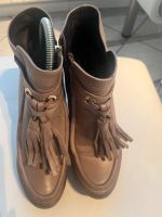 Stiefel Lederstiefel made in Italy,beige Nordrhein-Westfalen - Krefeld Vorschau