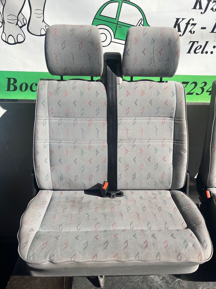 Sitze VW T4 Fahrersitz und 2er Sitz Bank Stoff Sitze Sitzbank in Wilnsdorf