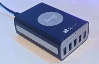 EC Technology 5xUSB Ladestation + Wireless Laden Schleswig-Holstein - Flensburg Vorschau