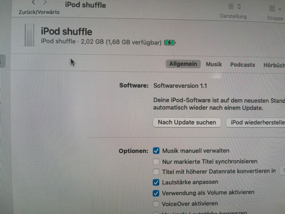 APPLE iPot Shuffle 3. Generation 2 GB in Hamburg