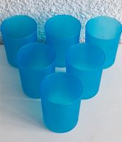 6 Stück Trinkgläser Glas Blau Gläser Trinkglas Hellblau Hessen - Ober-Ramstadt Vorschau