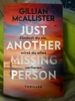 Gillian McAllister   Just another missing Person Rheinland-Pfalz - Kaiserslautern Vorschau