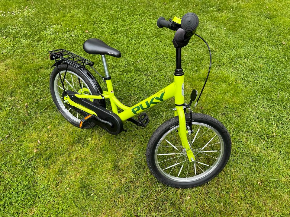 Kinderfahrrad 18 Zoll Alu Puky Youke grün in Berlin