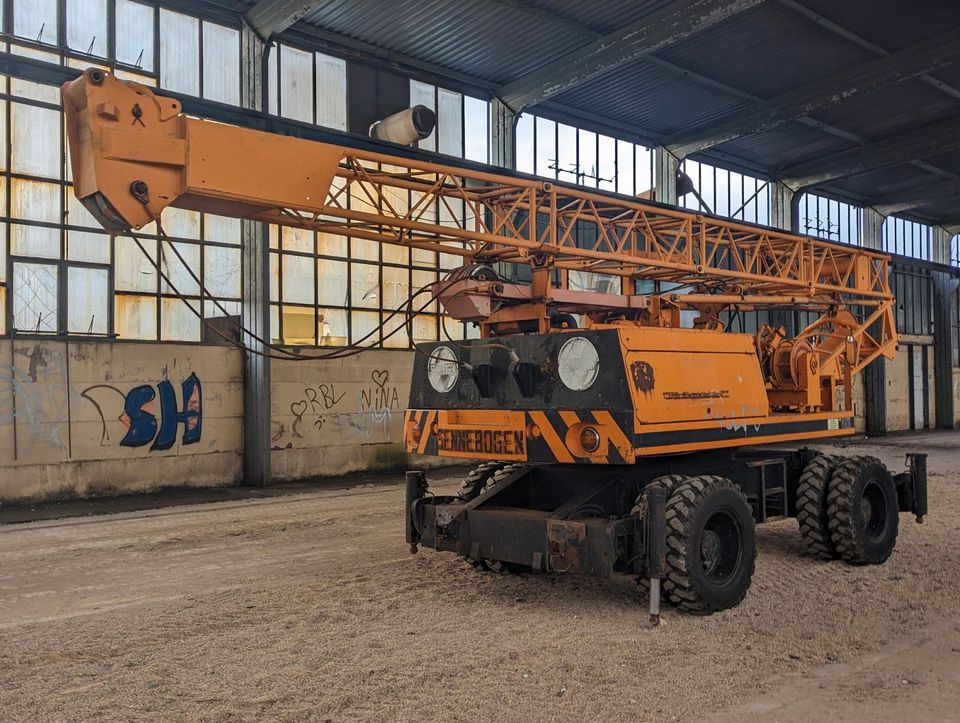 Sennebogen S612M Seilbagger 18 m Ladekran Baukran Turmdrehkran Mobilbagger Mobilkran Kran in Leipzig