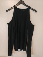 Cutout Pullover, off-shoulder, h&m, Schwarz, 38/40 Obervieland - Arsten Vorschau