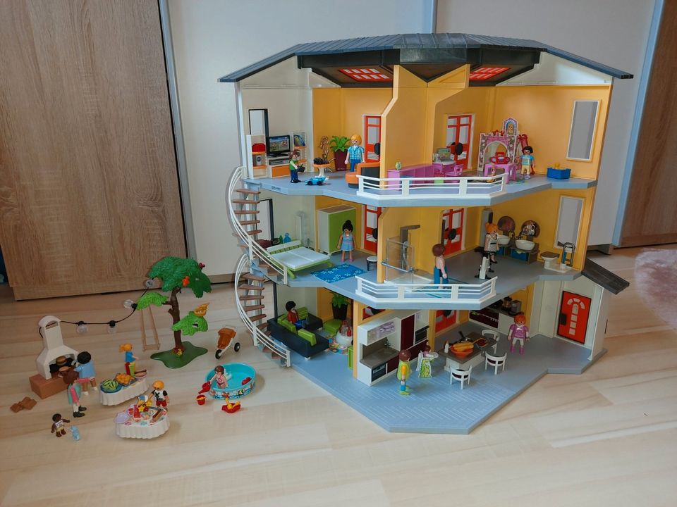 PLAYMOBIL City Life 9266 Modernes Wohnhaus KOMPLETTPAKET in Püttlingen