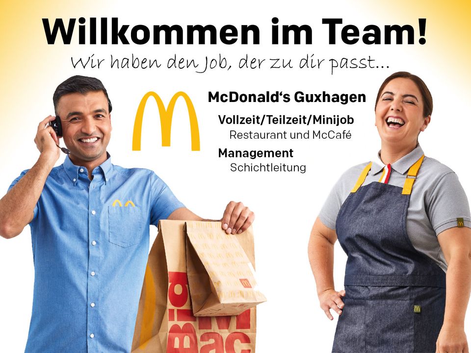 Mitarbeiter (m/w/d) McDonald's Guxhagen in Guxhagen