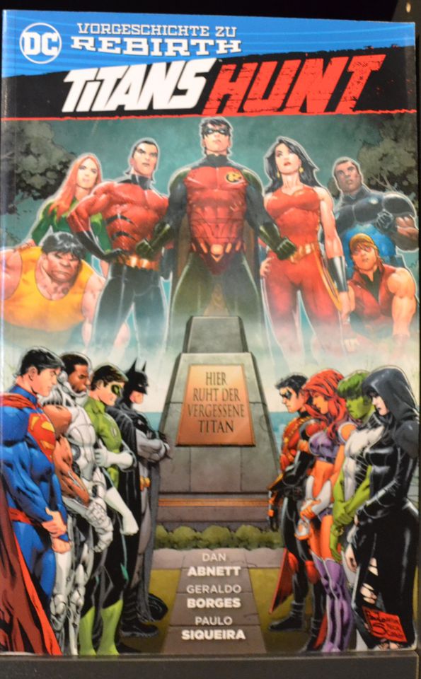 DC Panini Softcover Paperback Titans RAR Selten Variant in Würselen