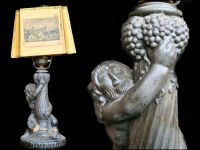 Art Deco Figurenlampe Faun Skulptur Tischlampe Lampe Satyr antik Sachsen-Anhalt - Gommern Vorschau