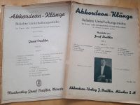 Noten Akkordeon, 2 Bände "Akkordeon- Klänge" aus den 1920er Jahre Bayern - Bergen Vorschau