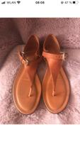 Tods Damen Sandalen Neu Gr 39 Leder Orange Made in Italy Komfort West - Nied Vorschau