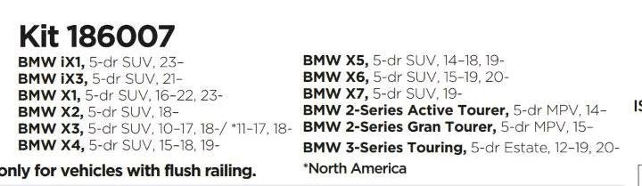 Thule Dachträger BMW 3 G21 X3 G01 X4 X5 iX3 G08 WingBar 7106 6007 in Erndtebrück