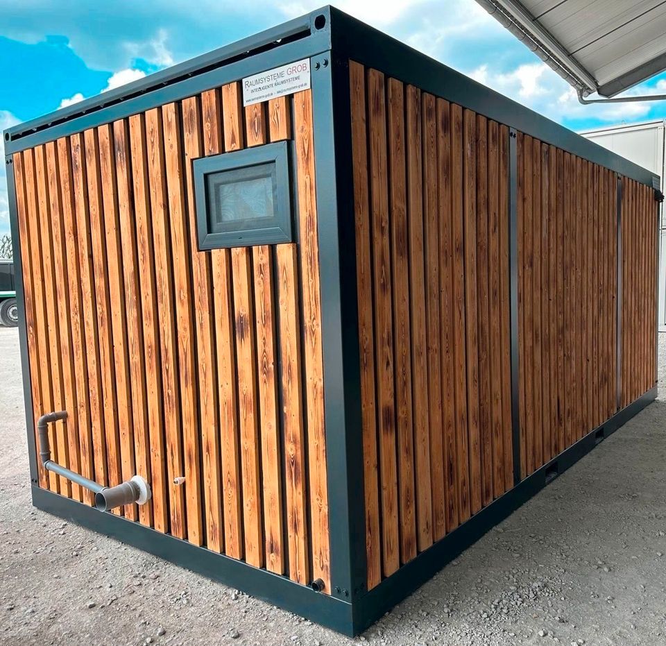 Containerwohnung kaufen - Container finanzieren - Modulhaus Mobilheim Tinyhouse Gartenhaus Bürocontainer Lagercontainer Wohncontainer als Studentenwohnheim Wohnraumlösung Containerhersteller Wohnbox in Erding