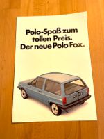 Prospekt VW Fox, 1984, für Sammler, neuwertig Bayern - Schwebheim Vorschau