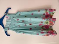 Sommerkleid in Türkis mit Blümchen, Größe 110 von Tobolino Nürnberg (Mittelfr) - Aussenstadt-Sued Vorschau
