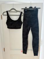 Schwarz graue Lululemon Align Leggins Camouflage 36 S Frankfurt am Main - Nordend Vorschau